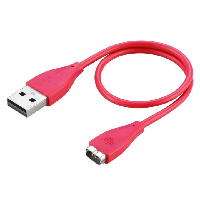 fb.ch10.6 Charging Cable For Fitbit Charge HR in Red