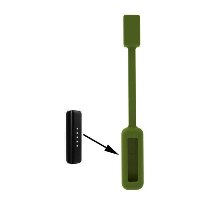 fb.ch3.11 Magnetic Silicone holder for Fitbit Flex in Green 2