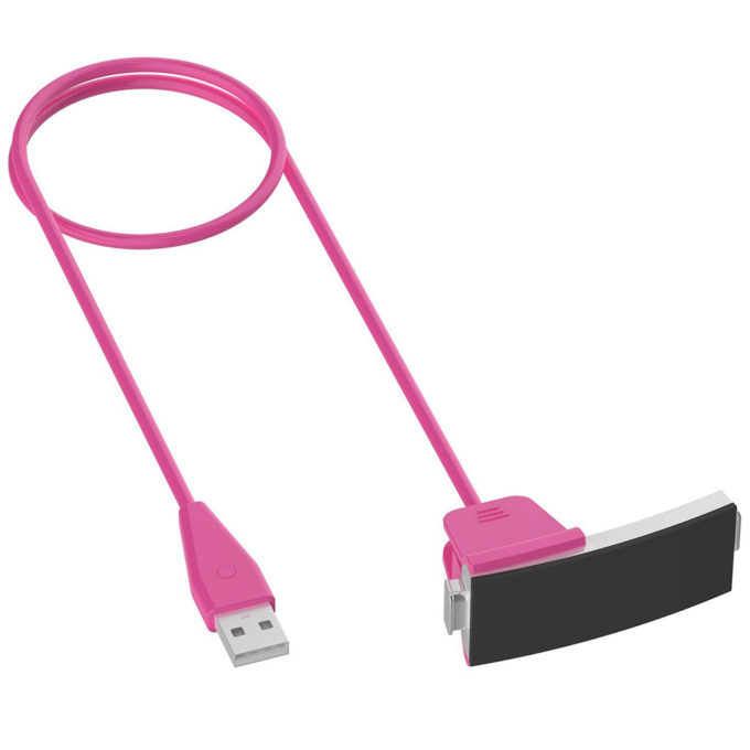 fb.ch7.13 Charger Clip with Reset for Fitbit Alta HR in Fushia 2