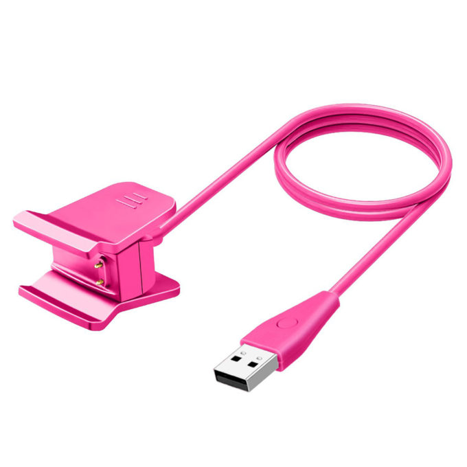 fb.ch7.13 Charger Clip with Reset for Fitbit Alta HR in Fushia
