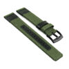 su.c1.11.mb Canvas Strap for Suunto Core in Green w Black Buckle