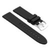 su.r5.1 Thick Silicone Strap for Suunto Core w Brushed Steel Buckle in Black