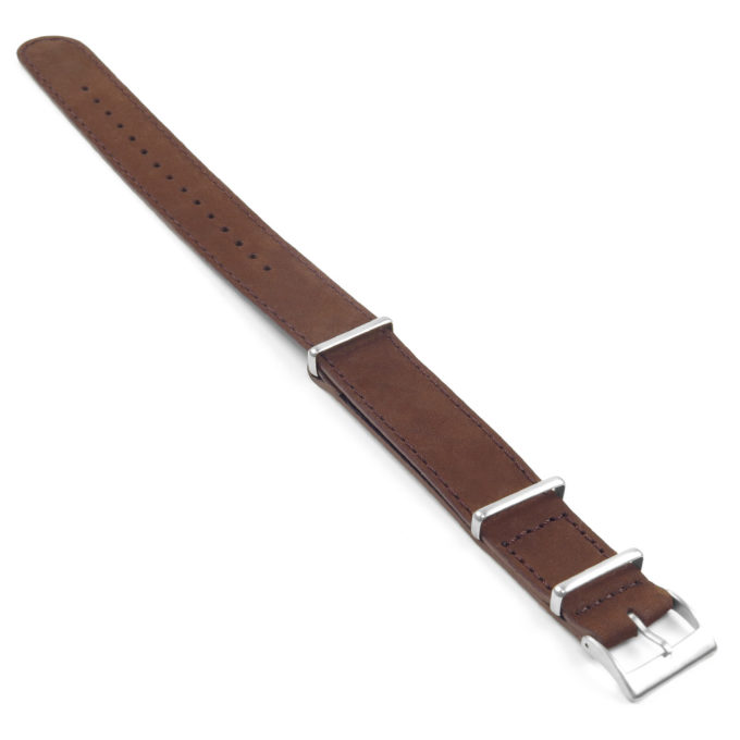 su2.2 DASSARI Suede NATO strap in Brown 2