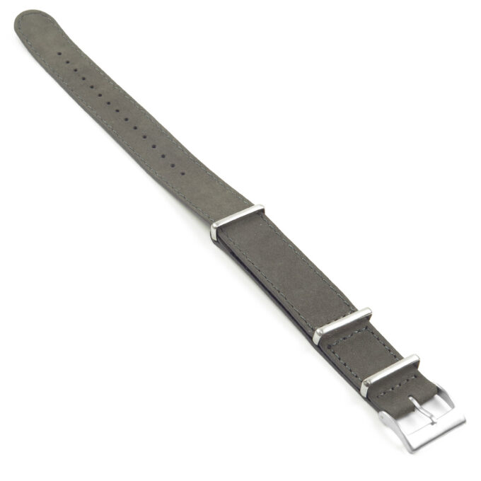 su2.7 DASSARI Suede NATO strap in Grey 2