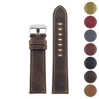 sw.l1 Gallery DASSARI Vintage Italian Leather Quick Release Strap