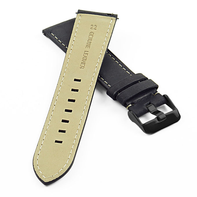 sw.l1.1.mb DASSARI Vintage Strap w Black Buckle in Black 3