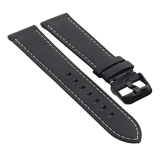 sw.l1.1.mb DASSARI Vintage Strap w Black Buckle in Black