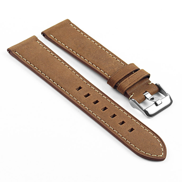 DASSARI Vintage Italian Leather Strap for Fossil Gen 5 Smartwatch ...