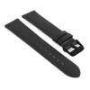 sw.l2.1.mb DASSARI Smooth Leather Strap w Black Buckle in Black