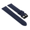 sw.l2.5.mb DASSARI Smooth Leather Strap w Blue Buckle in Black