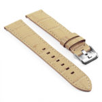 sw.l3.3 DASSARI Croc Embossed Leather Strap in Tan