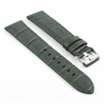 sw.l3.7 DASSARI Croc Embossed Leather Strap in Grey