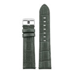 sw.l3.7 DASSARI Croc Embossed Leather Strap in Grey 3