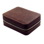 zc.4.2 DASSARI Leather Watch Box in Brown