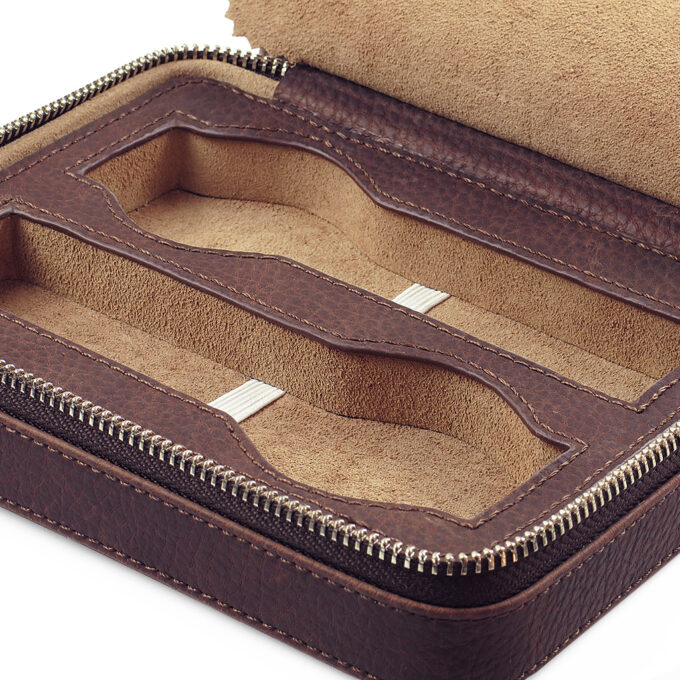 zc.4.2 DASSARI Leather Watch Box in Brown 5