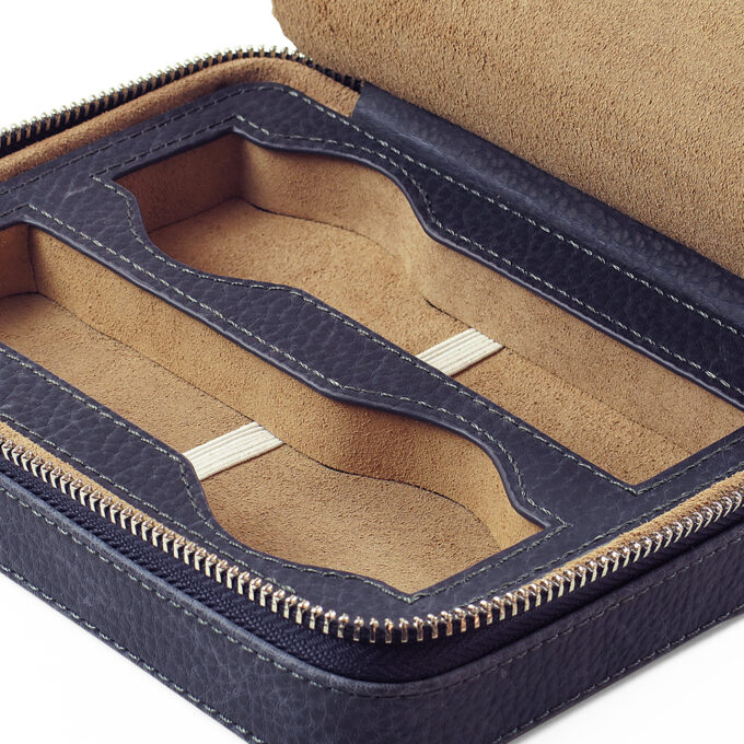 zc.4.5 DASSARI Leather Watch Box in Blue 5