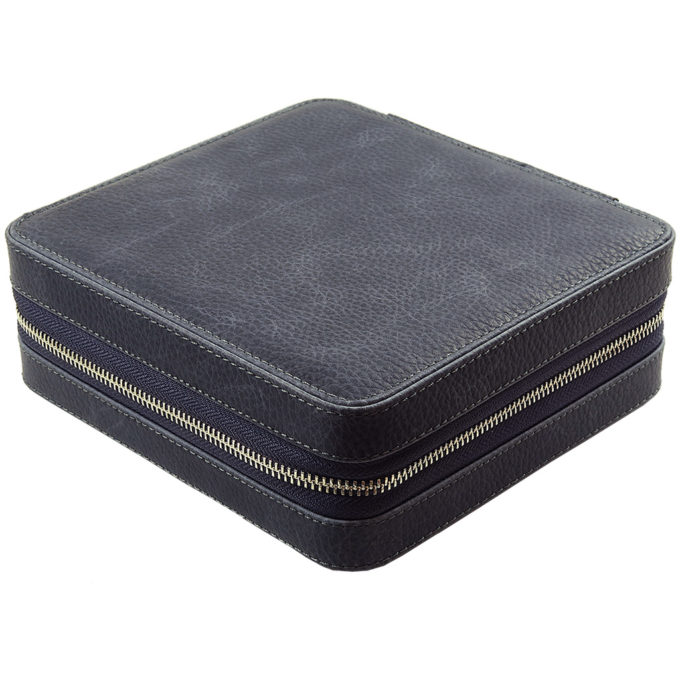 zc.6.5 DASSARI Leather Watch Box in Blue