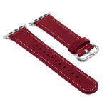 a.l2.6 DASSARI Soft Finish Leather Strap in Red