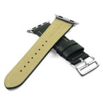 a.l6.1 DASSARI Smooth Leather Strap for Apple in Black 2