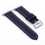 a.l6.5 DASSARI Smooth Leather Strap for Apple in Blue