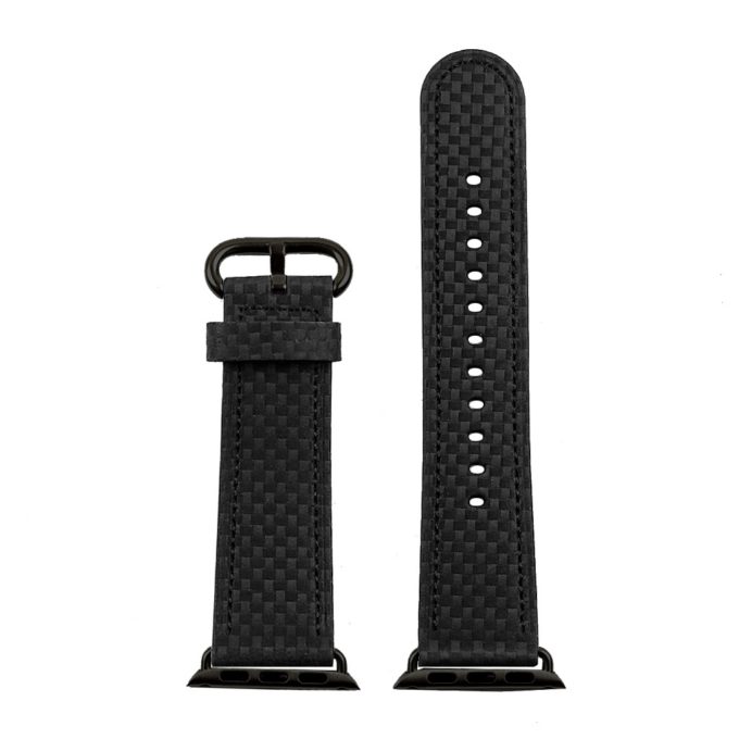 a.l7.1.mb Carbon Fiber Strap for Apple with Black Buckle 3