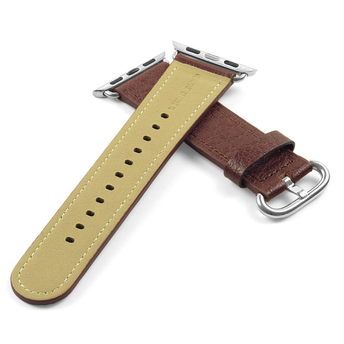 a.l9.2 DASSARI Leather Strap For Apple in Brown 2