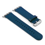 a.l9.5 DASSARI Leather Strap For Apple in Dark Blue
