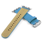 a.l9.5a DASSARI Leather Strap For Apple in Light Blue 2