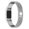 fb.m.25.ss Bead Style Stainless Steel Watch Band for Fitbit Charge 2 b