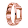 fb.m20.rg Stainless Steel H Link Bracelet Smart Watch Strap Band w Frame Housing in Rose Gold