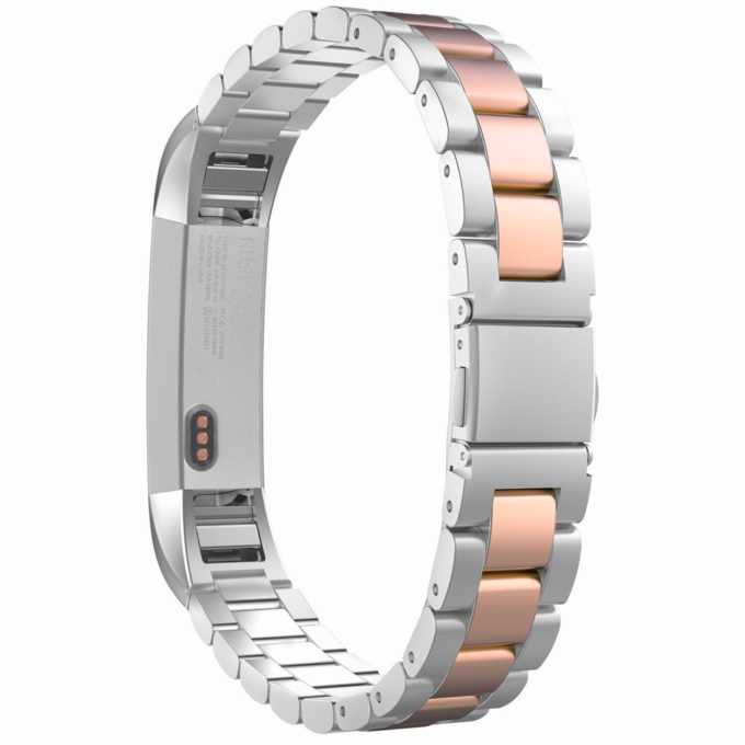 fb.m8.ss.rg Two Tone Stainless Steel Band Silver and Rose Gold 2