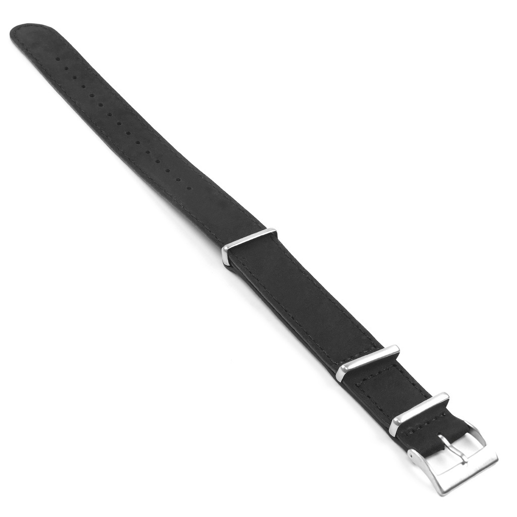 su2.1 DASSARI Suede NATO strap in Black 2