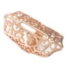 Fb.bc.rg Stailess Steel Accessory Ornament For Fitbit Flex 2 Strap In Rose Gold