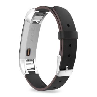 Fb.l1.1 Leather Strap For Fitbit Alta In Black 2