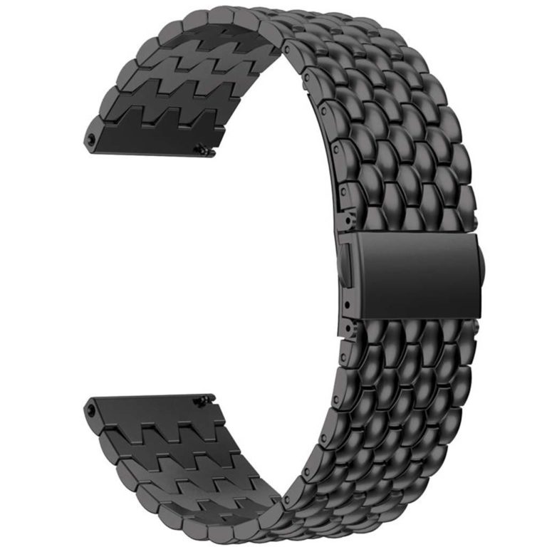 Stainless Steel Beaded Band for Fitbit Blaze StrapsCo