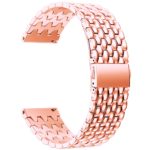 Fb.m17.rg Blaze Stailess Steel Beaded Band In Rose Gold