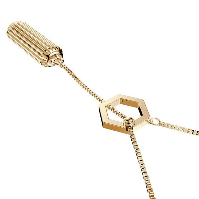 Fb.n1.yg Flex 2 Necklace In Yellow Gold 3