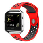 Fb.r10.6 Blaze Silcone Sport Band In Red And Black