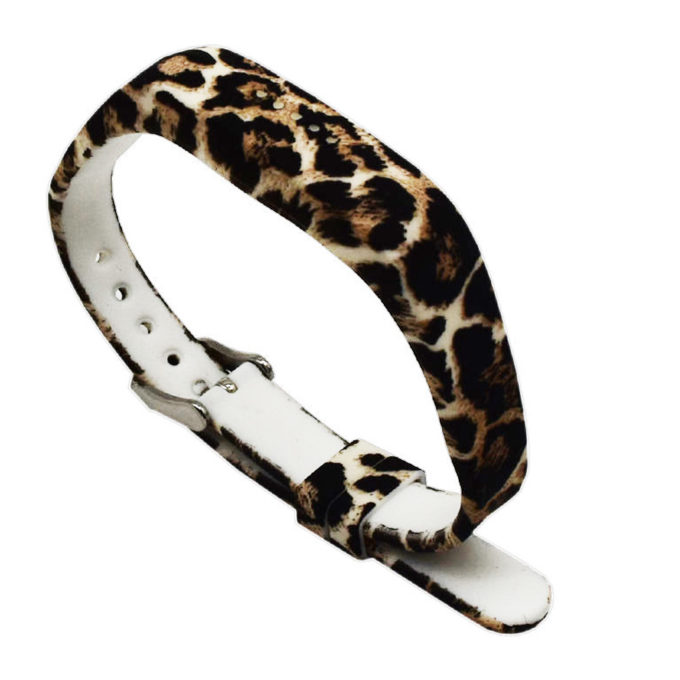 Fb.r6.j Patterned Silicone Strap For Flex 2 In Tiger Print