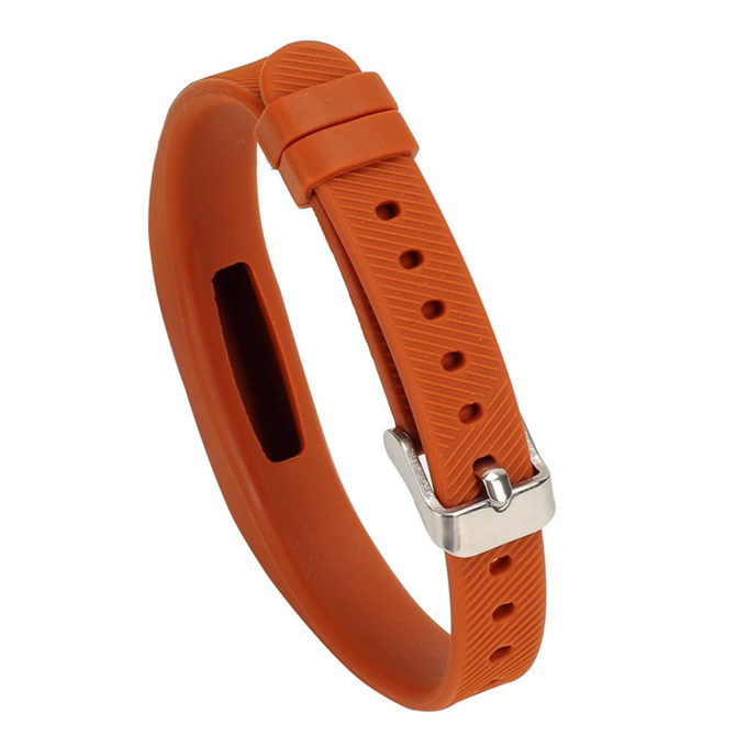 Fb.r7.2 Silicone Strap For Fitbit Flex In Brown 2