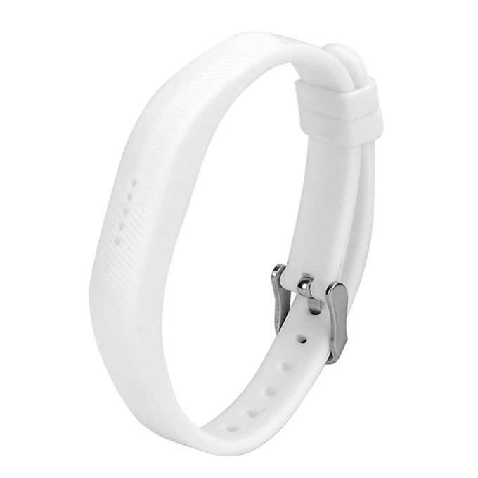 Fb.r7.22 Silicone Strap For Fitbit Flex In White