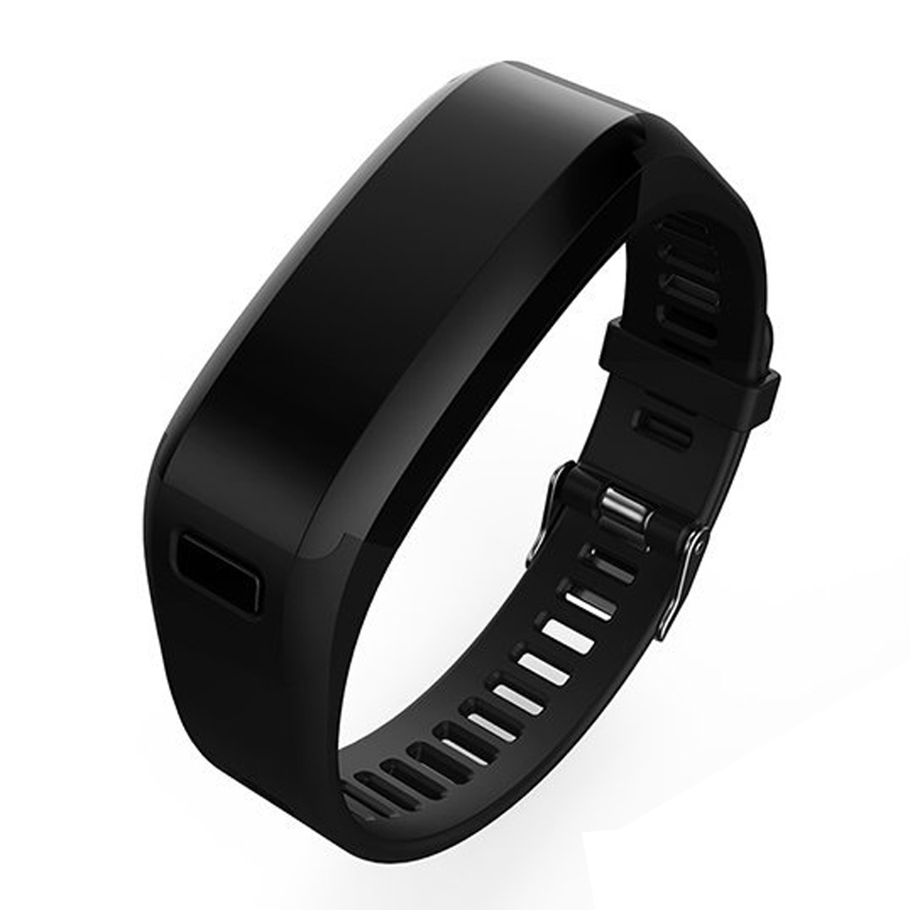 G.10.1 Soft Silicone Sport Strap Garmin For Vivosmart HR In Black