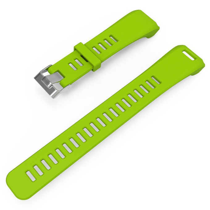 G.10.11 Soft Silicone Sport Strap Garmin For Vivosmart HR In Line Green 2