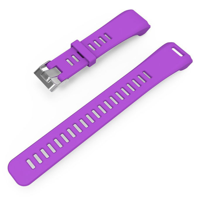 G.10.18 Soft Silicone Sport Strap Garmin For Vivosmart HR In Purple 2