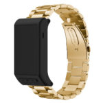 G.m5.yg Stainless Steel H Link Band Garmin Vivoactive HR In Yellow Gold