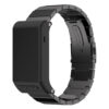 G.m6.mb Stainless Steel Rectanglar Link For Garmin Vivoactive HR In Black