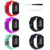 G.r.11 All Color Silicone Strap For Garmin Forerunner 35 In Red 2