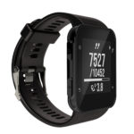 G.r.11.1 Silicone Strap For Garmin Forerunner 35 In Black