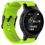 G.r14.11 Silicone Strap For Garmin Forerunner 225 W Black Buckle In Lime