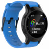 G.r14.5 Silicone Strap For Garmin Forerunner 225 W Black Buckle In Blue